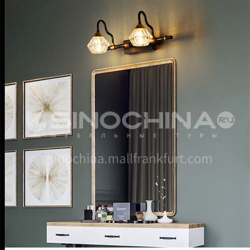 American mirror lamp, bathroom bathroom lamp, washbasin lamp, mirror lamp, Nordic makeup lamp, toilet wall lamp-XJ-87421